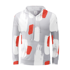 KC0582_color-splash-pattern-09 Men's Overprinting Hoodies