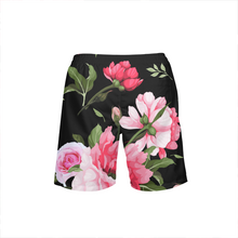 flowers Mens All-Over Print Swim Trunks