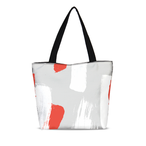 KC0582_color-splash-pattern-09 Canvas Zip Tote