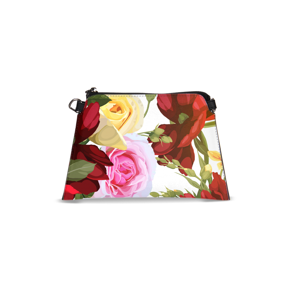 PEONIES & ROSES Wristlet