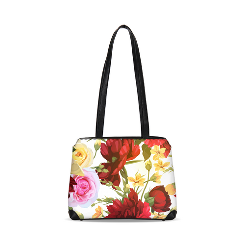 PEONIES & ROSES Shoulder Bag