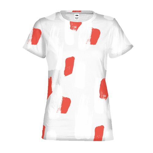 KC0582_color-splash-pattern-09 Womens All-Over Print T-shirt