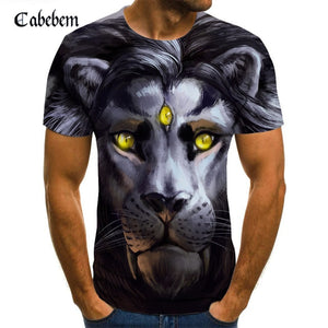 Motorcycle Werewolf 3D Print T shirts Funny Hip-hop Tshirt Fashion Trend Men Loose T-shirt Summer Tide Youth Breathable Tees