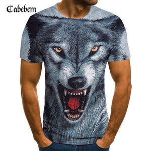 Motorcycle Werewolf 3D Print T shirts Funny Hip-hop Tshirt Fashion Trend Men Loose T-shirt Summer Tide Youth Breathable Tees